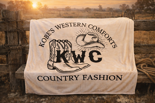kwc flannel throw Blanket beige
